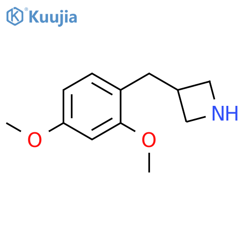 3-(2,4-dimethoxyphenyl)methylazetidine structure