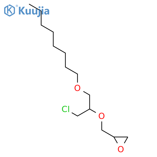 [[1-(Chloromethyl)-2-(octyloxy)ethoxy]methyl]oxirane structure