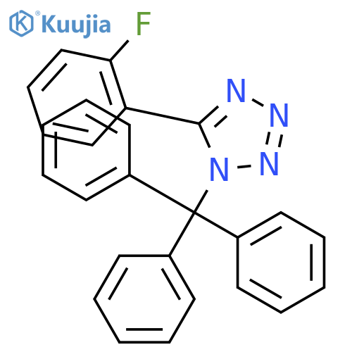 5-(2-Fluorophenyl)-1-(triphenylMethyl)-1H-tetrazole structure