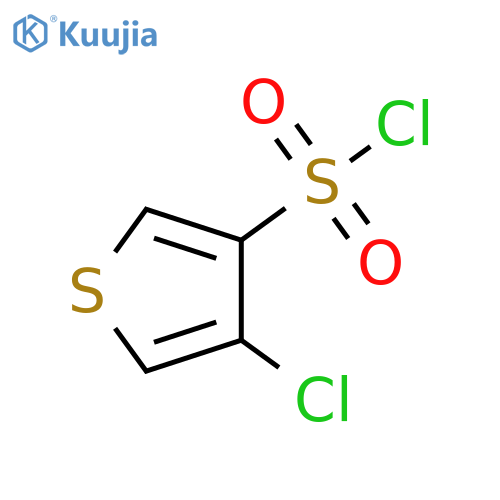 4-CHLOROTHIOPHENE-3-SULFONYL CHLORIDE structure
