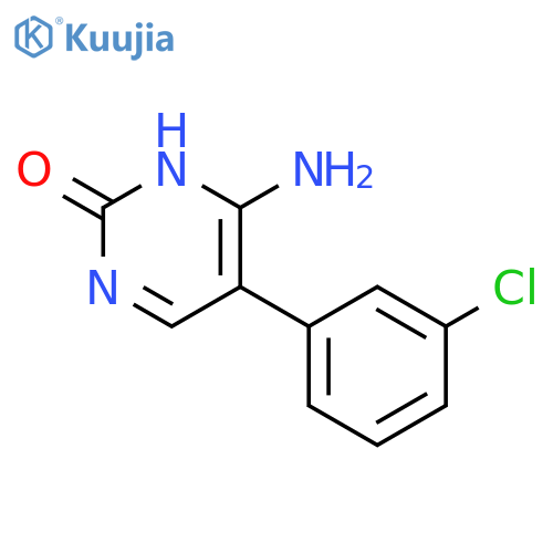 6-amino-5-(3-chlorophenyl)-1H-pyrimidin-2-one structure
