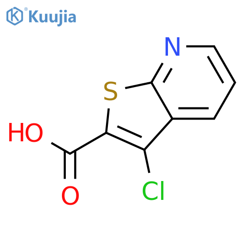 3-Chlorothieno2,3-bpyridine-2-carboxylic Acid structure