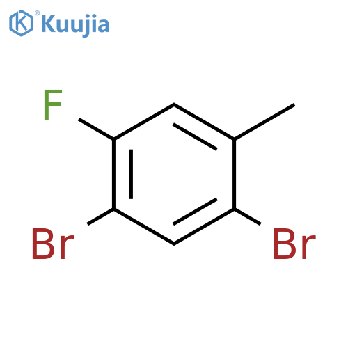 1,5-Dibromo-2-fluoro-4-methylbenzene structure