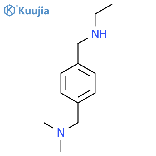 ({4-(ethylamino)methylphenyl}methyl)dimethylamine structure