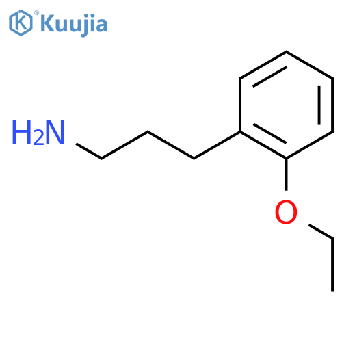 3-(2-Ethoxyphenyl)-1-propanamine structure