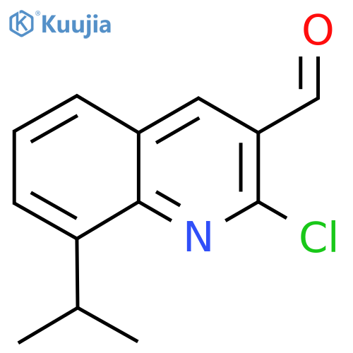 2-Chloro-8-isopropyl-quinoline-3-carbaldehyde structure