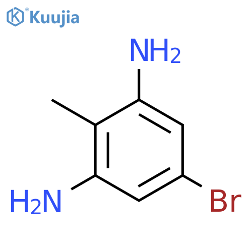 5-Bromo-2-methylbenzene-1,3-diamine structure