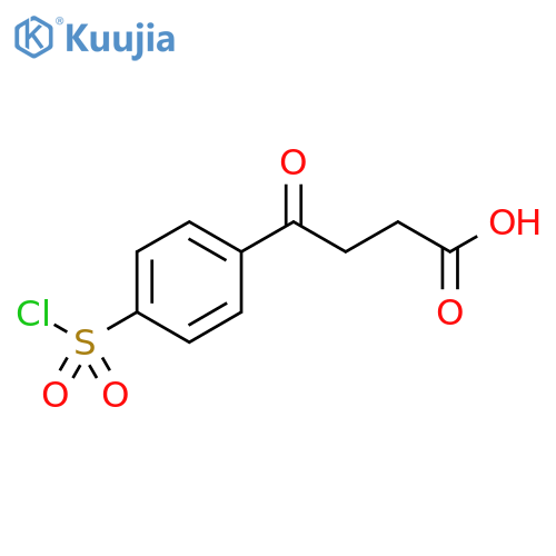 4-4-(Chlorosulfonyl)phenyl-4-oxobutanoic Acid structure