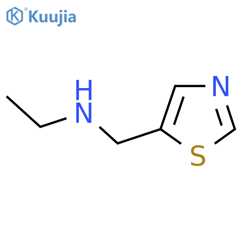 ethyl(1,3-thiazol-5-yl)methylamine structure