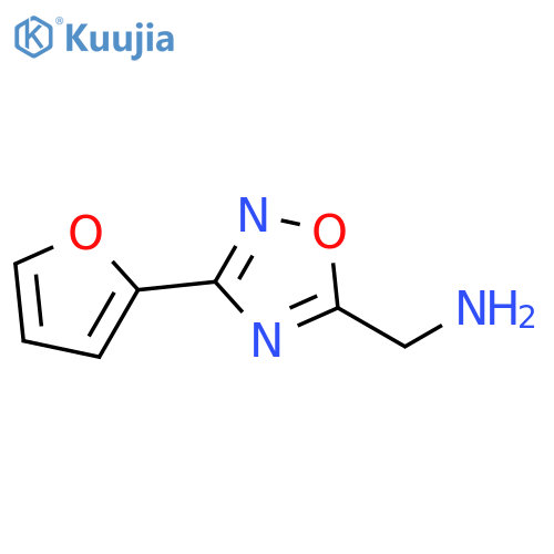 1-[3-(Furan-2-yl)-1,2,4-oxadiazol-5-yl]methanamine structure