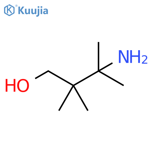3-amino-2,2,3-trimethylbutan-1-ol structure