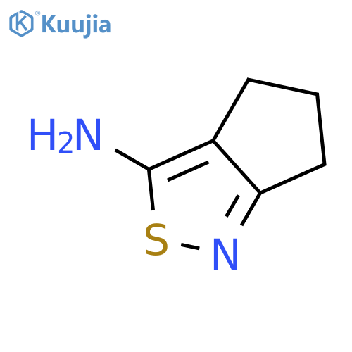 4H,5H,6H-cyclopentac1,2thiazol-3-amine structure