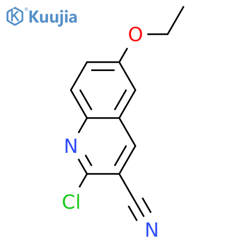 2-chloro-6-ethoxyquinoline-3-carbonitrile structure