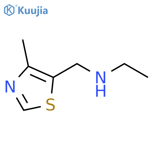 5-Thiazolemethanamine, N-ethyl-4-methyl- structure