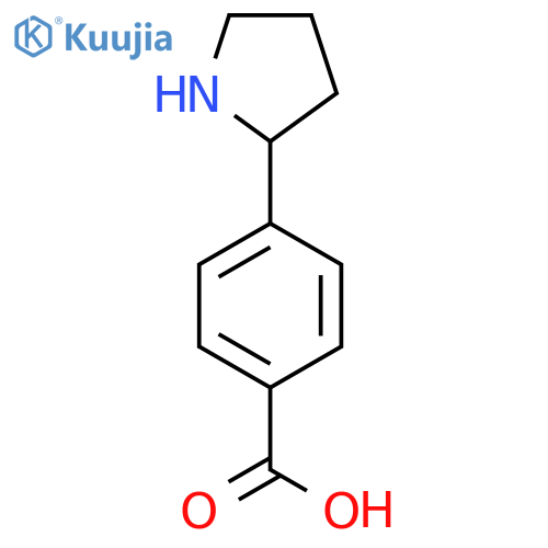 4-pyrrolidin-2-ylbenzoic acid structure
