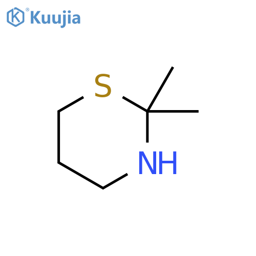 2,2-dimethyl-1,3-thiazinane structure