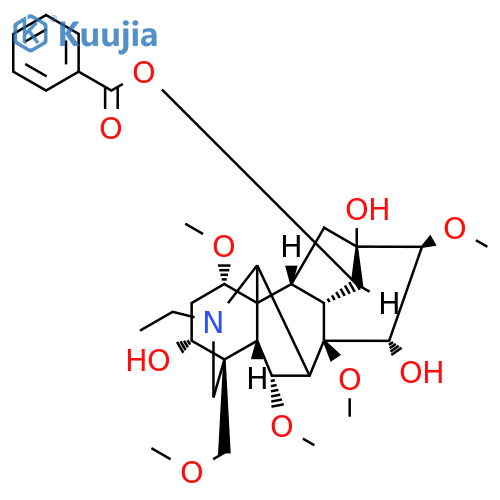 14-Benzoyl-8-O-methylaconine structure
