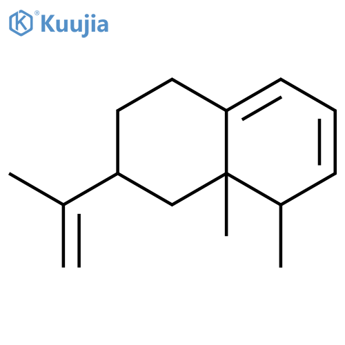 Naphthalene,1,5,6,7,8,8a-hexahydro-1,8a-dimethyl-7-(1-methylethenyl)- structure