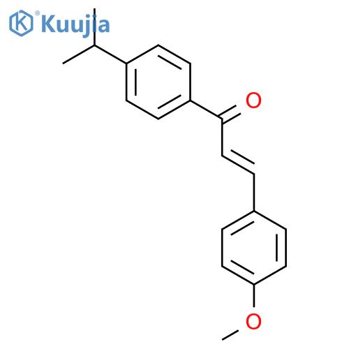 2-Propen-1-one,3-(4-methoxyphenyl)-1-[4-(1-methylethyl)phenyl]- structure