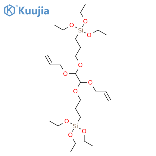 3,8,11,16-Tetraoxa-4,15-disilaoctadecane,4,4,15,15-tetraethoxy-9,10-bis(2-propen-1-yloxy)- structure