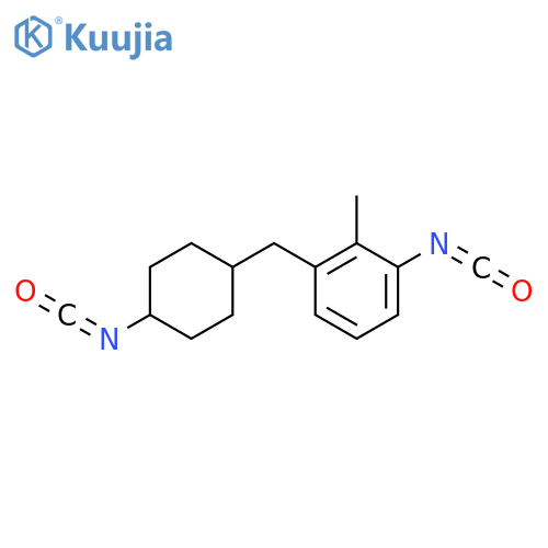3-[(4-Isocyanatocyclohexyl)methyl]-O-tolyl isocyanate structure