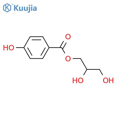 2,3-Dihydroxypropyl 4-hydroxybenzoate structure