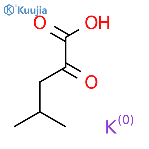 Potassium 4-methyl-2-oxopentanoate structure