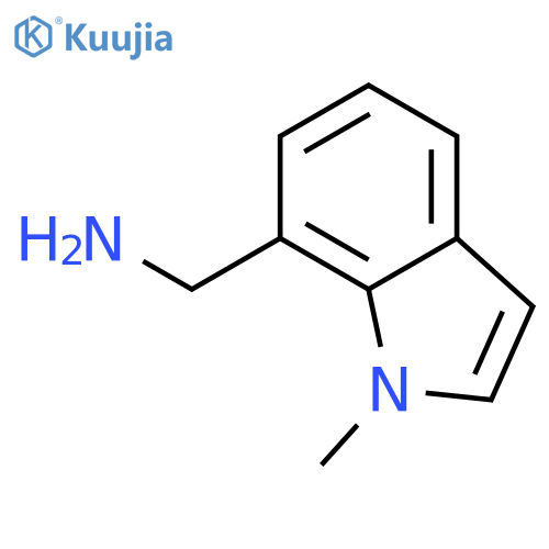 (1-methyl-1H-indol-7-yl)methanamine structure