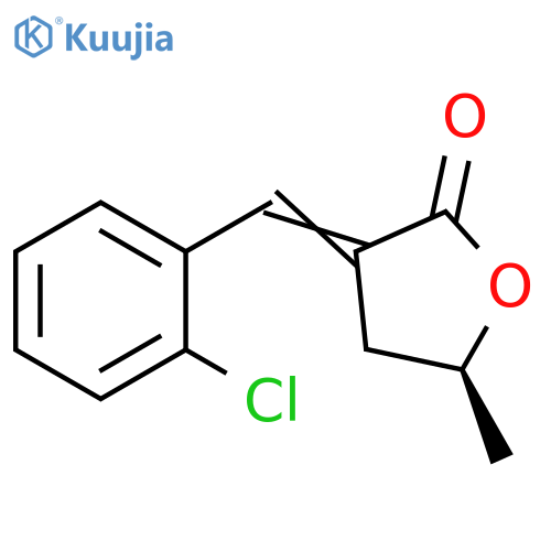 2(3H)-Furanone, 3-[(2-chlorophenyl)methylene]dihydro-5-methyl-, (S)- structure