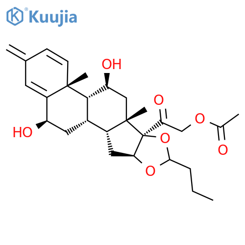 6β-Hydroxy 21-Acetyloxy Budesonide structure