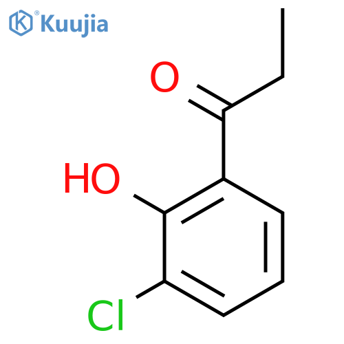 1-(3-chloro-2-hydroxyphenyl)propan-1-one structure