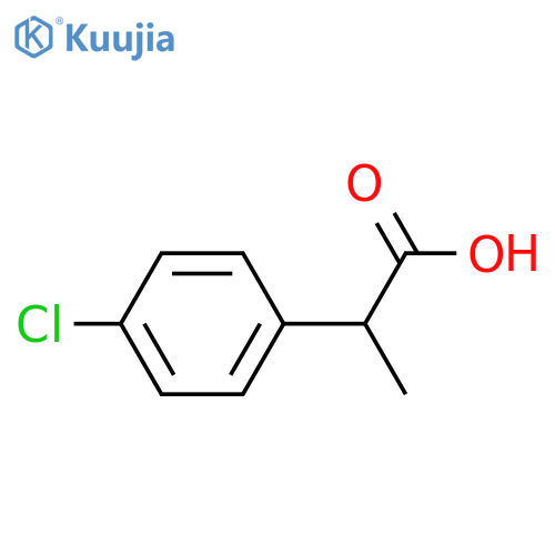 2-(4-Chlorophenyl)propanoic acid structure