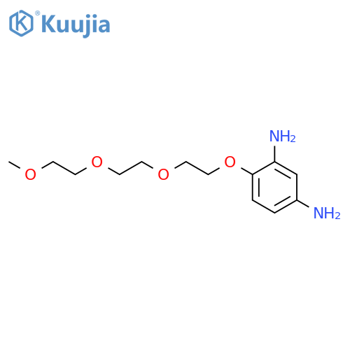 1,3-Benzenediamine,4-[2-[2-(2-methoxyethoxy)ethoxy]ethoxy]- structure