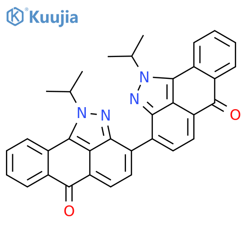 [3,3'-Bidibenz[cd,g]indazole]-6,6'(1H,1'H)-dione,1,1'-bis(1-methylethyl)- structure