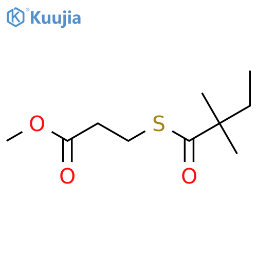 Methyl 3-(2,2-Dimethylbutanoylthio)propanoate structure