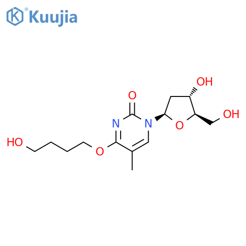 4-O-(4-Hydroxybutyl)thymidine structure