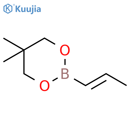 1,3,2-Dioxaborinane, 5,5-dimethyl-2-(1Z)-1-propen-1-yl- structure