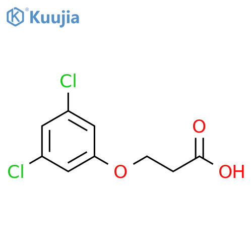 3-(3,5-dichlorophenoxy)propanoic acid structure
