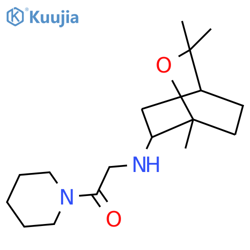 1-(N-(1,8-Epoxy-p-menth-2-yl)glycyl)piperidine structure