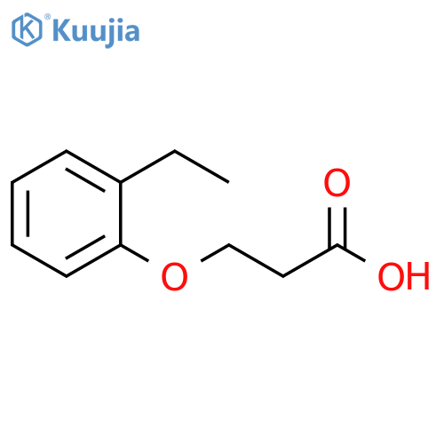 3-(2-ethylphenoxy)propanoic acid structure