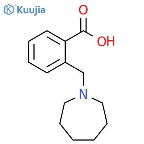 2-(azepan-1-yl)methylbenzoic acid structure