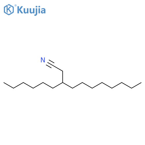 3-HEXYLUNDECANENITRILE structure