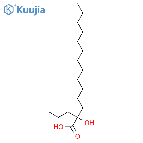 Tetradecanoic acid,2-hydroxy-2-propyl- structure