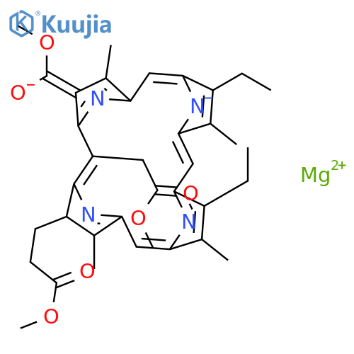 Magnesium,[methyl (7S,8S)-13,18-diethyl-7,8-dihydro-3-(methoxycarbonyl)-5-(2-methoxy-2-oxoethyl)-2,8,12,17-tetramethyl-21H,23H-porphine-7-propanoato(2-)-kN21,kN22,kN23,kN24]-, (SP-4-2)-(9CI) structure