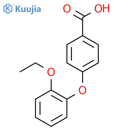 4-(2-Ethoxyphenoxy)benzoic acid structure
