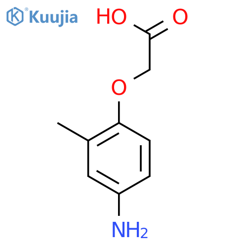 Acetic acid, (4-amino-2-methylphenoxy)- structure