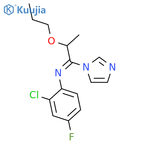 1H-Imidazole, 1-[1-[(2-chloro-4-fluorophenyl)imino]-2-propoxypropyl]- structure
