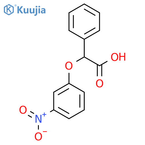 2-(3-Nitrophenoxy)-2-phenylacetic acid structure
