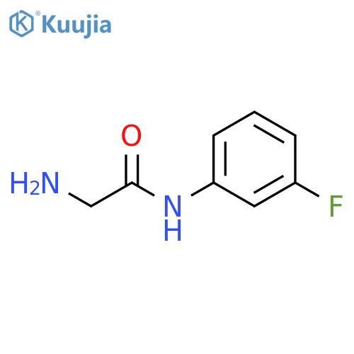 N-(3-fluorophenyl)glycinamide structure