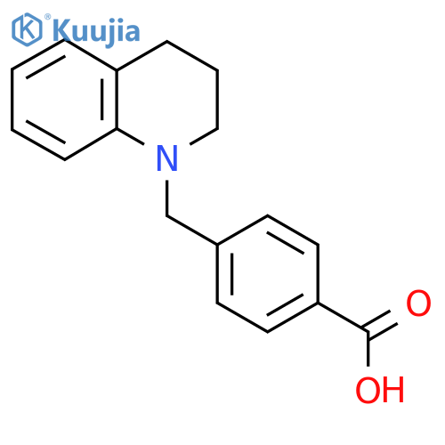4-(3,4-Dihydroquinolin-1(2H)-ylmethyl)benzoic acid structure